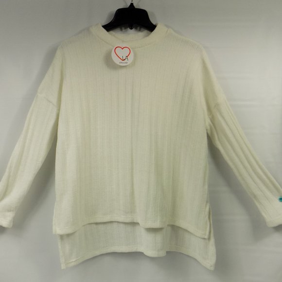 LoveLA Eva White Long Sleeve Sweater NWT Multiple Sizes - Picture 1 of 9